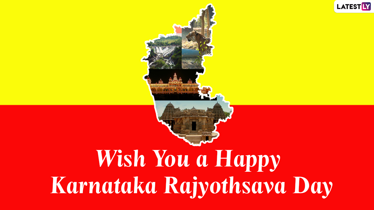 Karnataka Rajyotsava 2021 Wishes & HD Images: Celebrate Karnataka Formation  Day With WhatsApp Messages, Quotes, Status, Greetings, Messages and  Wallpapers on November 1 | 🙏🏻 LatestLY