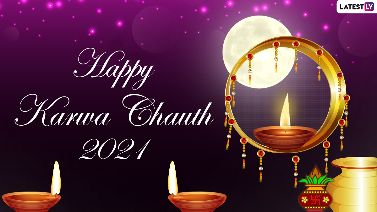 Karwa Chauth 2021 Moon Sighting Greetings, Chandra Darshan Quotes ...