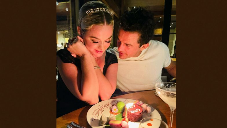 Orlando Bloom Cannot Take His Eyes off Katy Perry As He Wishes the Pop Star on Her 37th Birthday! (View Pic)