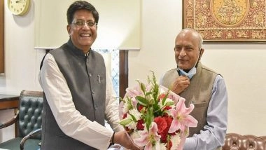 India News | Ladakh Lt Governor Meets Piyush Goyal