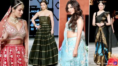 Lakme Fashion Week 2021: Malaika Arora, Soha Ali Khan, Chitrangada Singh, Divya Khosla Kumar Look Gorg As They Walk the Ramp! (View Pics)