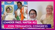 Leander Paes, Nafisa Ali Join Trinamool Congress, Mamata Banerjee Meets Them In Goa
