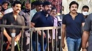 MAA Elections 2021: Chiranjeevi, Ram Charan, Nagarjuna and Other Tollywood Stars Cast Votes in Hyderabad!