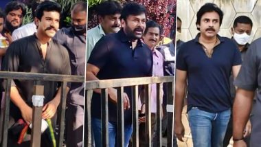 MAA Elections 2021: Chiranjeevi, Ram Charan, Nagarjuna and Other Tollywood Stars Cast Votes in Hyderabad!