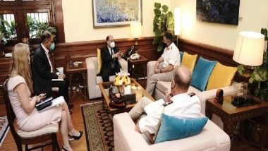 World News | Foreign Secretary Shringla Discusses Defence Cooperation, Afghanistan with UK CDS General Carter