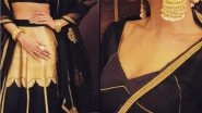 Diwali Party Outfits: Celeb-Approved Black and Golden Lehenga Choli To Wear This Festive Season