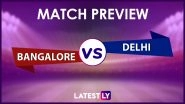 RCB vs DC Preview: Likely Playing XIs, Key Battles, Head to Head and Other Things You Need To Know About VIVO IPL 2021 Match 56
