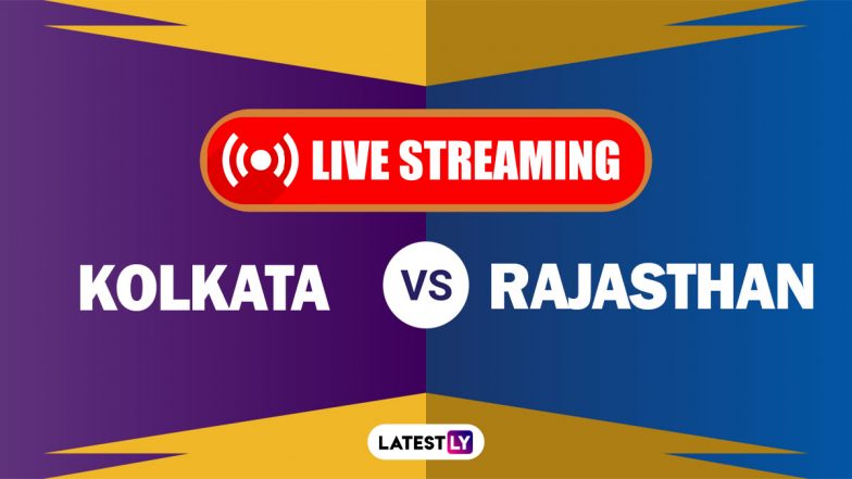 KKR vs RR, IPL 2021 Live Cricket Streaming: Watch Free Telecast of Kolkata Knight Riders vs Rajasthan Royals on Star Sports and Disney+Hotstar Online