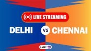 DC vs CSK, IPL 2021 Live Cricket Streaming: Watch Free Telecast of Delhi Capitals vs Chennai Super Kings on Star Sports and Disney+Hotstar Online