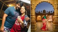 On Chiranjeevi Sarja&rsquo;s Birth Anniversary, Meghana Raj Shares Pictures From A Special Photoshoot