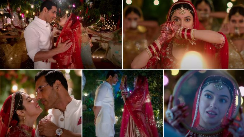 Satyameva Jayate 2 Song Meri Zindagi Hai Tu: John Abraham and Divya Khosla Kumar’s Chemistry Looks Beautiful in the Romantic Number (Watch Video)