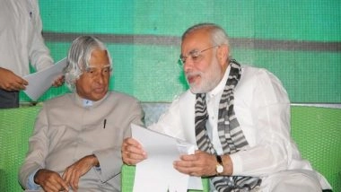 India News | APJ Abdul Kalam Will Always Remain a Source of Inspiration for Countrymen: PM Modi on His Birth Anniversary