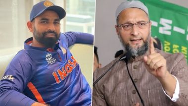 Asaduddin Owaisi Slams BJP Govt As Mohammad Shami Targeted on Social Media After Team India Lost to Pakistan in ICC T20 World Cup 2021 Match