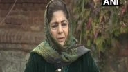 India News | Mehbooba Mufti Alleges Centre Uses 'repression' to Deal with J-K