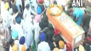 India News | Naib Subedar Jaswinder Singh Who Was Killed in Poonch Encounter Cremated with State Honours at Native Village in Punjab