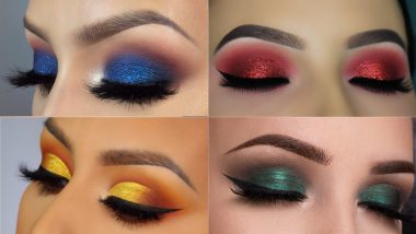 Navratri Colours 2021 Makeup Ideas: Smokey Eyes and Full Glam; Best Eye Makeup Looks for the Nine-Day Festival