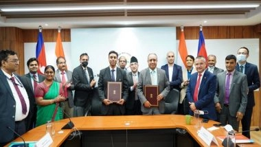 World News | India, Nepal Hold Joint Working Group Meeting on Cross Border Railway Links