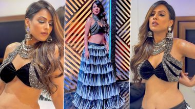 Nia Sharma Is a Glam Doll in Printed-Glittery Outfit Paired With Junk Jewellery! (View Pics)