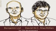 World News | Benjamin List, David WC MacMillan Win 2021 Nobel Prize in Chemistry