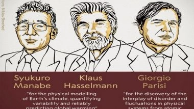 World News | Syukuro Manabe, Klaus Hasselmann, Giorgio Parisi Awarded 2021 Nobel Prize for Physics