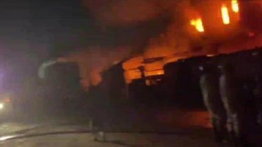 Delhi: Fire Breaks Out at Fabric Godown in Okhla