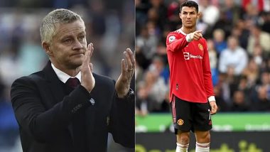 Cristiano Ronaldo Forced By Ole Gunnar Solskjaer to Clap For Travelling Manchester United Fans After 4-2 Loss Against Leicester City in EPL 2021-22: Reports