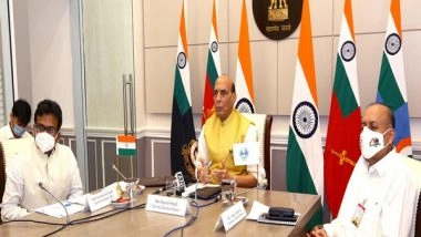 World News | Govt Has Taken Number of Steps to Strengthen Role of Women in Armed Forces: Rajnath Singh at SCO Webinar
