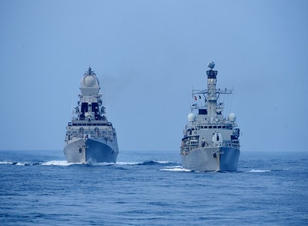 India News | Sea Phase of India-UK Maiden Tri-Service Exercise 'Konkan Shakti 2021' in Full Swing