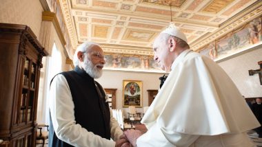 PM Narendra Modi Meets Pope Francis at Vatican, Extends Invitation to Visit India