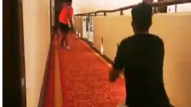 Sports News | T20 WC: Pak Players Make Best Use of Quarantine by Playing with Their Kids