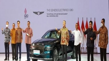 World News | Genesis 'EV G80' is Selected as an Official VIP Car for 2022 G20 Bali Summit