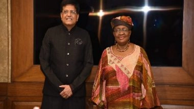 World News | WTO DG Okonjo-Iweala Meets Commerce & Industry Minister Piyush Goyal