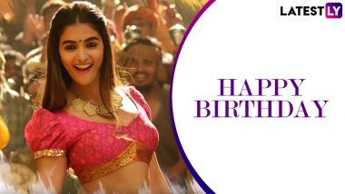 Pooja Hegde Birthday Special: Seeti Maar, Paala Pitta, Jigelu Rani – 5 Popular Songs of the Actress That Show She’s an Amazing Dancer! (Watch Videos)