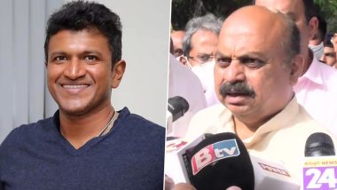 Puneeth Rajkumar Funeral Update: Kannada Star To Be Given State Honours for His Last Rites, Says Karnataka CM Basavaraj Bommai