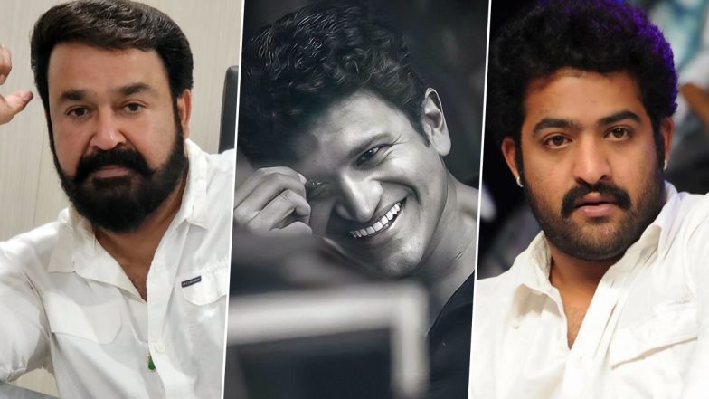 RIP Puneeth Rajkumar: Mohanlal, Jr NTR and Other South Celebs Offer Condolences After Kannada Actor’s Death Due to Cardiac Arrest