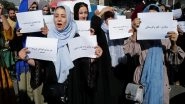 World News | Taliban Forcefully Disperse Women's Rights Protestors in Kabul