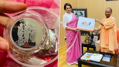Yogi Adityanath Appoints Kangana Ranaut as the Brand Ambassador of UP’s ODOP Scheme; CM Gifts Her Holy Ramjanm Bhumi Pujan Coin