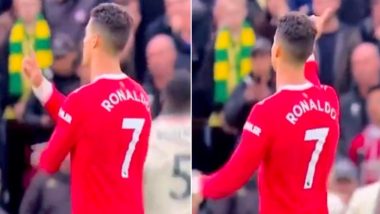 Cristiano Ronaldo Mocks Ole Gunnar Solskjaer’s Tactics During Manchester United vs Liverpool, EPL 2021 Match (Watch Video)