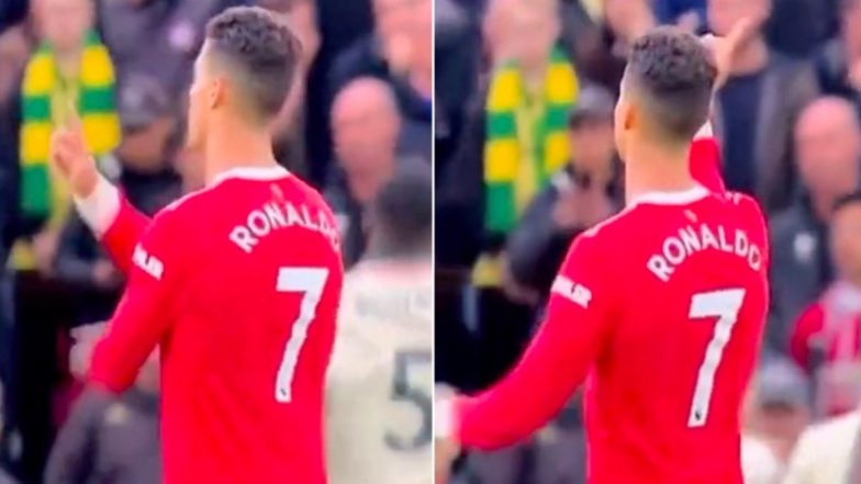 Cristiano Ronaldo Mocks Ole Gunnar Solskjaer’s Tactics During Manchester United vs Liverpool, EPL 2021 Match (Watch Video)