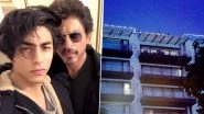 Shah Rukh Khan&rsquo;s Residence Mannat Decorated With Lights to Welcome Aryan Khan Home on October 30! (View Pics)
