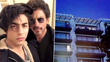 Shah Rukh Khan’s Residence Mannat Decorated With Lights to Welcome Aryan Khan Home on October 30! (View Pics)