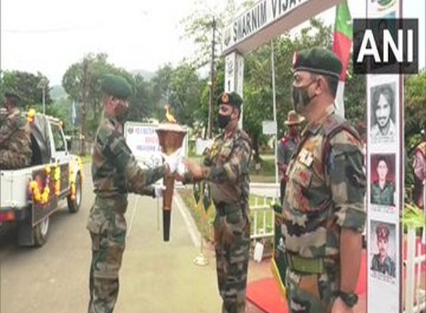 India News | Swarnim Vijay Mashaal Reaches Manipur's Keithelmanbi