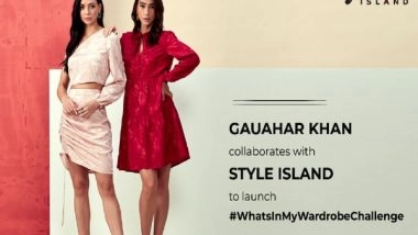 Business News | Gauahar Khan Collaborates with Style Island for Its Latest Campaign #WhatsInMyWardrobeChallenge