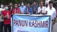 India News | Kashmiri Pandit Body Holds Candle Light March in Jammu in Homage to Civilians Killed in Valley