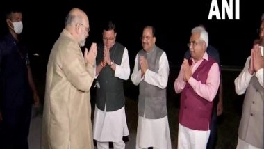 India News | Amit Shah Reaches Uttarakhand to Take Stock of Situation Following Heavy Rains