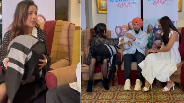 Shehnaaz Gill Resumes Work Post Sidharth Shukla’s Demise; Diljit Dosanjh Shares a Hilarious Video From Their Honsla Rakh Promotions – WATCH