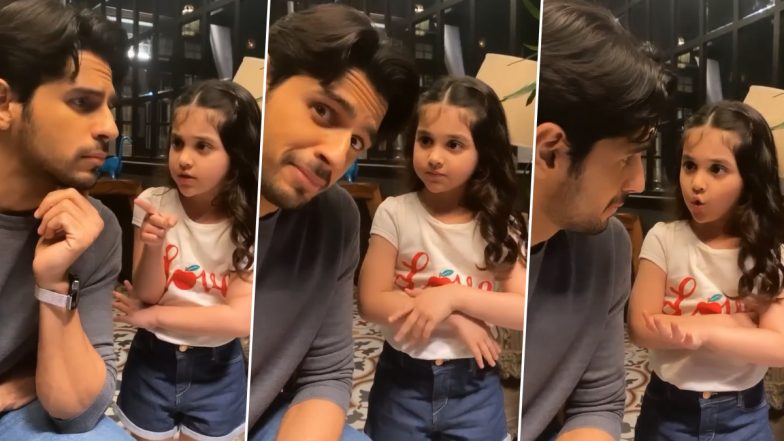 Sidharth Malhotra Finally Meets Kiara Advani's Little Doppleganger, Makes A Video On Shershaah's Scene