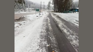 Fresh Snowfall Shuts J&K Highway, Vehicles Stranded