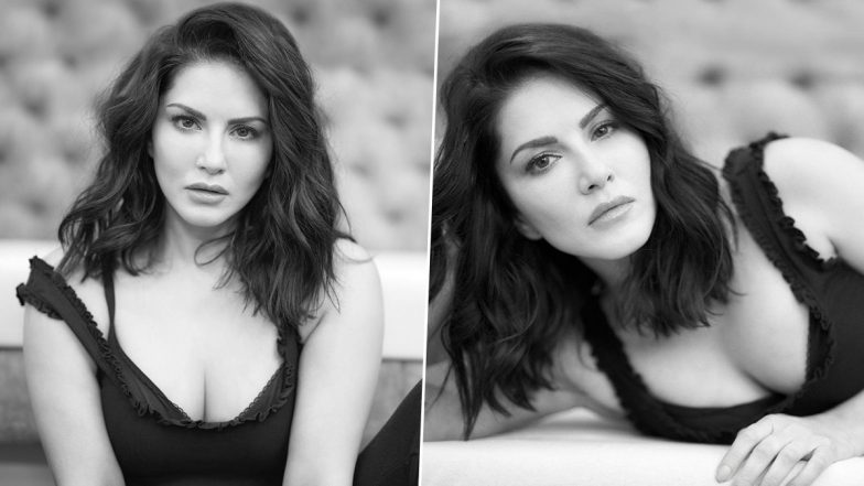 Sunny Leone Is a Beauty You Won’t Mind Ogling at in Her Latest Monochrome Photoshoot! (View Pics)