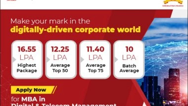 Business News | Symbiosis MBA in Digital and Telecom Management Opens Registrations for SNAP 2021